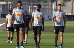 Jesus, Ren e Ralf durante ltimo treino antes da deciso pela Sul-Americana