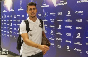 Avelar chega à Arena Corinthians para duelo contra o Del Valle, pela Sul-Americana