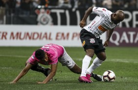 Vagner Love durante partida contra o Indendiente del Valle, pela Sul-Americana