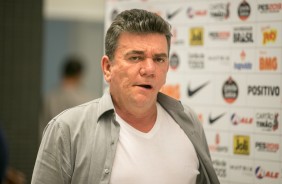 Andrés Sanchez chega à Arena Corinthians para duelo contra o Bahia, pelo Brasileirão