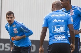 Lateral Fagner no ltimo treino antes do jogo contra o Bahia, pelo returno do Brasileiro