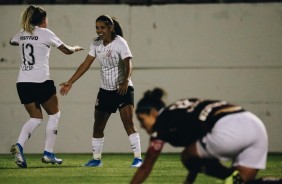 Millene marcou gol contra a Ferroviria, pelo Paulista Feminino
