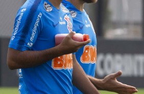 Sornoza e Ramiro no ltimo treino antes do jogo contra o Bahia, pelo returno do Brasileiro