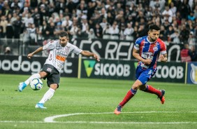 Sornoza no jogo contra o Bahia, pelo returno do Campeonato Brasileiro, na Arena Corinthians