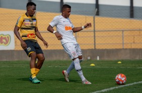 Adson durante empate contra o Novorizontino, pelo Paulista Sub-20