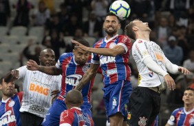 Carlos Augusto na vitria sobre o Bahia, pelo Brasileiro, na Arena Corinthians