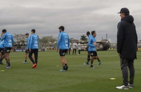 Jadson e cia. no primeiro treino preparatria para duelo contra o Del Valle