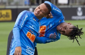 Janderson e Jesus no primeiro treino preparatria para duelo contra o Del Valle