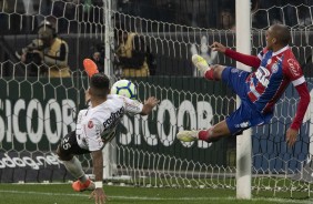 Na raa, Clayson marcou o gol da vitria do Corinthians sobre o Bahia