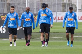 Ramiro, Love, Vital e Sornoza no primeiro treino preparatria para duelo contra o Del Valle