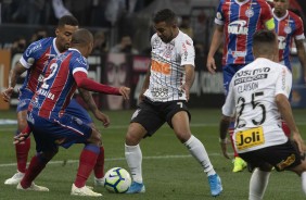 Sornoza na vitria sobre o Bahia, pelo Brasileiro, na Arena Corinthians