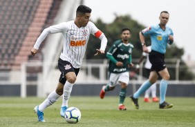 Roni durante vitria sobre o Palmeiras, pelo Brasileiro Sub-20