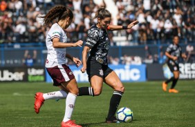 Gabi Zanotti durante final contra a Ferroviria, pelo Brasileiro Feminino