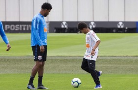 Gil durante ltimo treino antes do duelo contra o Vasco