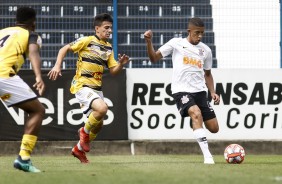 Igor durante vitria sobre o Novorizontino, pelo Campeonato Paulista Sub-20