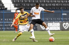 Igor Marques durante vitria sobre o Novorizontino, pelo Campeonato Paulista Sub-20