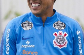 Jadson durante ltimo treino antes do duelo contra o Vasco