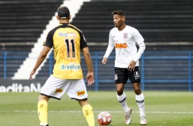 Jovem Ruan durante vitria sobre o Novorizontino, pelo Campeonato Paulista Sub-20