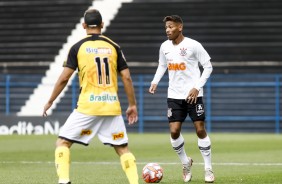 Jovem Ruan durante vitória sobre o Novorizontino, pelo Campeonato Paulista Sub-20