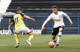 Lucas Piton durante vitória sobre o Novorizontino, pelo Campeonato Paulista Sub-20