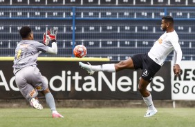 Nathan durante vitria por 2 a 1 sobre o Novorizontino, pelo Campeonato Paulista Sub-20