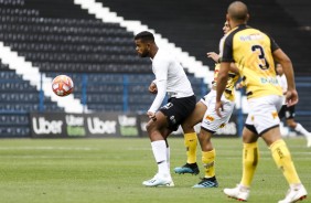 Nathan durante vitória sobre o Novorizontino, pelo Campeonato Paulista Sub-20