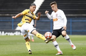 Piton durante vitória sobre o Novorizontino, pelo Campeonato Paulista Sub-20