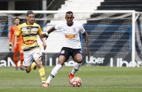 Raul durante vitria sobre o Novorizontino, pelo Campeonato Paulista Sub-20