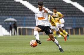 Roni durante vitria por 2 a 1 sobre o Novorizontino, pelo Campeonato Paulista Sub-20