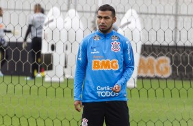 Sornoza durante ltimo treino antes do duelo contra o Vasco