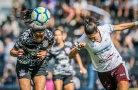 Atacante Victória durante final contra a Ferroviária, pelo Brasileirão Feminino