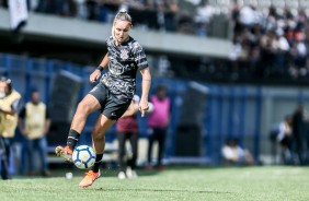 Crivelari durante final contra a Ferroviária, pelo Brasileirão Feminino