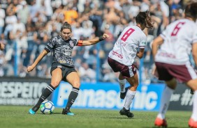 Gabi Zanotti durante final contra a Ferroviria, pelo Brasileiro Feminino