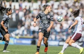 Giovanna Crivelari durante final contra a Ferroviria, pelo Brasileiro Feminino