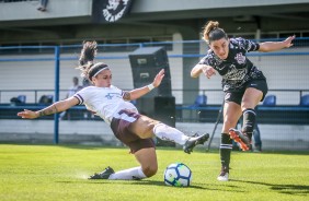 Tamires durante final contra a Ferroviária, pelo Brasileirão Feminino 2019