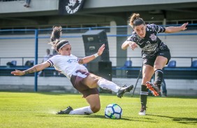 Tamires durante final contra a Ferroviria, pelo Brasileiro Feminino 2019