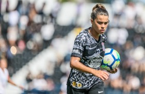 Tamires durante final contra a Ferroviria, pelo Brasileiro Feminino