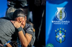Victória triste com o vice do Brasileirão Feminino