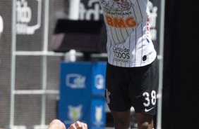 Atacante Pedrinho durante partida contra o Vasco, pelo Brasileiro, na Arena Corinthians