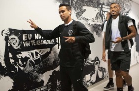 Jadson e Urso chegam à Arena Corinthians para duelo contra o Vasco, pelo Brasileirão