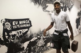 Ren Jnior chega  Arena Corinthians para duelo contra o Vasco, pelo Brasileiro