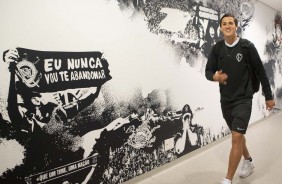 Vital chega à Arena Corinthians para duelo contra o Vasco, pelo Brasileirão