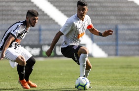 Capitão no jogo contra o Atlético-MG, pelo Brasileirão Sub-20 2019