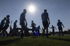 Corinthians no ltimo treino antes do jogo contar a Chapecoense, pelo Brasileiro