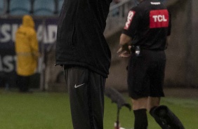 Fbio Carille durante jogo contra o Grmio, pelo Campeonato Brasileiro