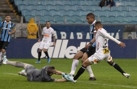 Garoto Janderson durante jogo contra o Grêmio, pelo Campeonato Brasileiro