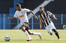 Igor no jogo contra o Atlético-MG, pelo Brasileirão Sub-20