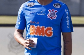 Jadson no último treino antes do jogo contar a Chapecoense, pelo Brasileirão