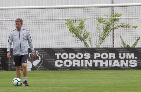 Walmir Cruz no treinamento desta segunda-feira no CT Joaquim Grava