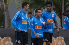 Avelar, Jadson e Gil no ltimo treino antes de enfrentar o Athletico-PR, pelo Brasileiro